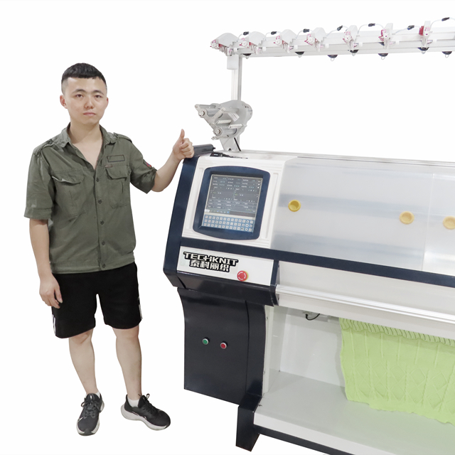 Compact 120-2S 48 Inch Fully functional jacquard Knitting Machine series 